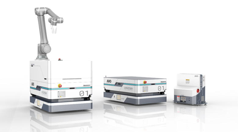 利博數位開發的自主式移動機器人（AMR250M），搭配全向輪並結合AI演算法、2D LiDAR、3D攝影機等技術，協助客戶實現產線全自動化